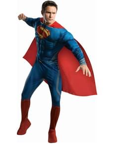 Superman muskulær mann av stål kostyme voksen