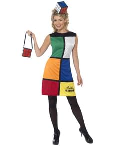 Rubik's Cube Costume with Tiara