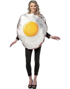 Stekt Egg Kostyme Voksen