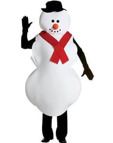 Snømann Voksenkostyme
