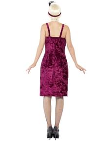 Maroon Flapper Girl Adult Costume