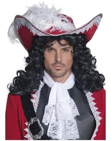 Red Pirate Captain Hat