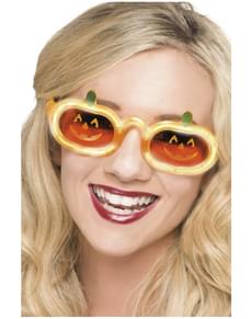Kürbis Brille mit Licht