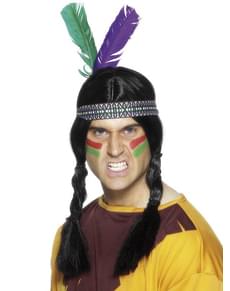 Indianisches Band mit Federn