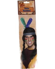 Bandana indiana con piume