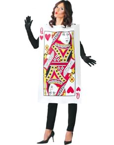 Königin der Herzen Karte Kostüm
