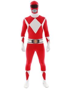 Morphsuit rød Power Ranger kostyme voksen