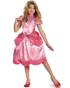 Costume de princesse Peach classique pour fille