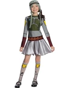Star Wars Boba Fett costume for a girl