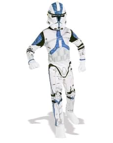 Star Wars Clone Trooper Legion 501 costume for a boy