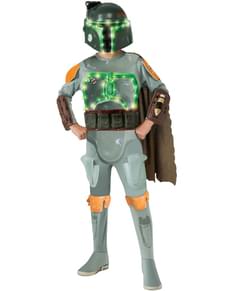 Star Wars luminous Boba Fett costume for a boy