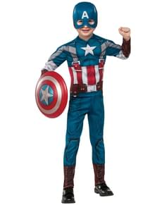 Costume de Captain America soldat d'hiver classique rétro pour enfant
