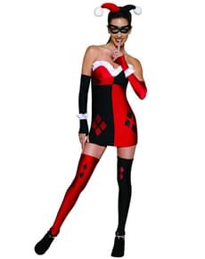 Costume Harley Quinn DC comics sexy pour femme