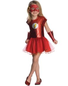 Flash DC Comics tutu costume for a girl