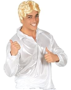 Mens Silver Disco Shirt