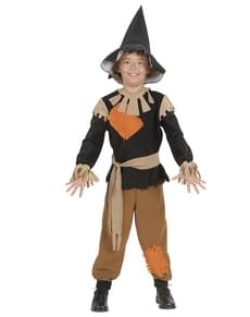 Costume da spaventapasseri con toppe da bambino