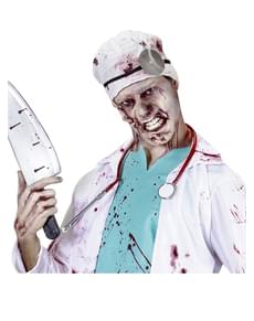 Red blood zombie in gel