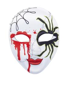Halloween Spinnen-Maske