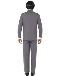 Rockstar Kostüm grau britischer Rock 'n' Roll