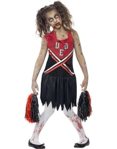 Costume da cheerleader zombie per bambina