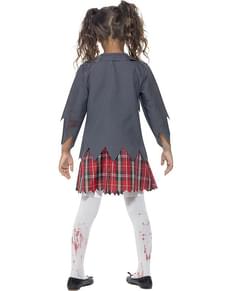 Costume da studente zombie per bambina