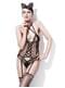 Night leopard lingerie set