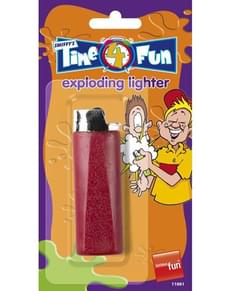 Briquet avec explosion