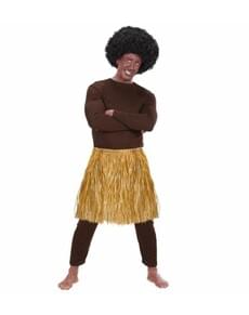 Jupe hawaïenne unisex courte