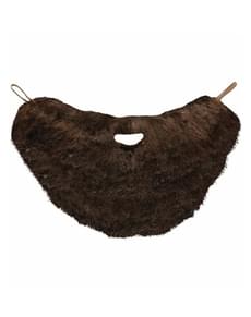 Vollbart mit Schnurrbart kastanienbraun