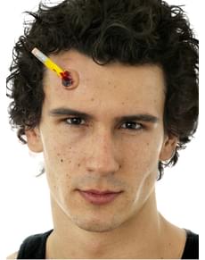 Protesi in lattice matita infilzata