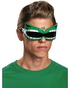 Grüne Power Ranger Brille für Erwachsene