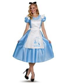 Womens Alice in Wonderland Deluxe Costume