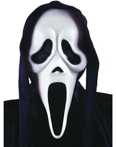 Scream Maske mit Kapuze
