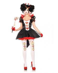 Queen of Hearts costume for women