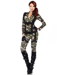 Costume da commando militare donna