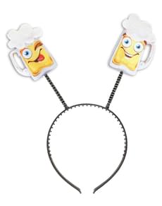 Cerchietto con boccali di birra donna