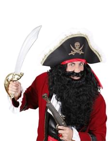 Bart für Herren maxi schwarz