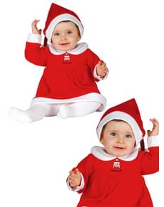 Déguisement mère noël adorable bébé
