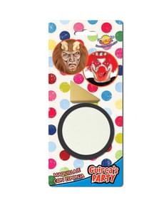 Make up bianco con spugna