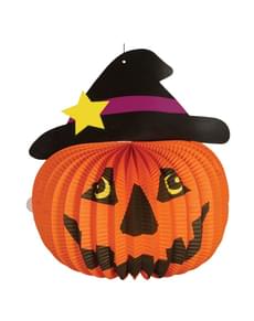 Halloween Laterne mit Kürbis Motiv