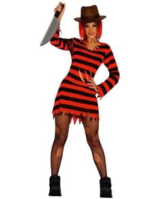 Costume da assassina Krueger donna