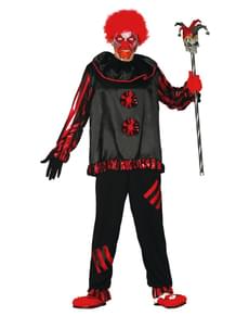 Costume da pagliaccio Carver uomo