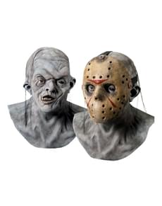 Máscara de Jason Freddy vs Jason de látex para adulto