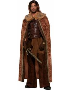 Mens Brown Medieval Cape
