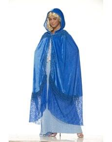 Womens Blue Queen of Dragons Cape