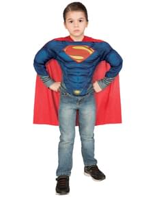 Childrens Muscular Superman Man of Steel Costume Kit