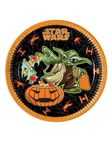 Set of 8 Star Wars Halloween Plates