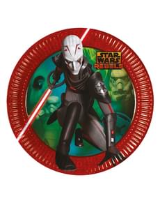 8 assiettes Star Wars Rebels