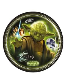 Set 8 piatti Star Wars and Heroes