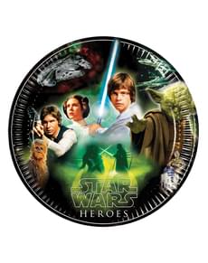 Star Wars & Heroes 8-teiliges Teller Set 23 cm